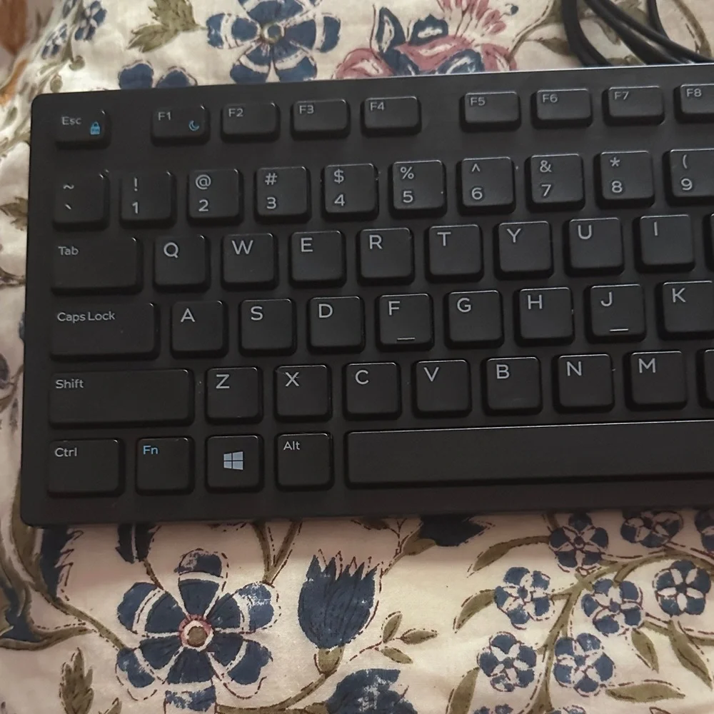 Dell Black Wired Keyboard